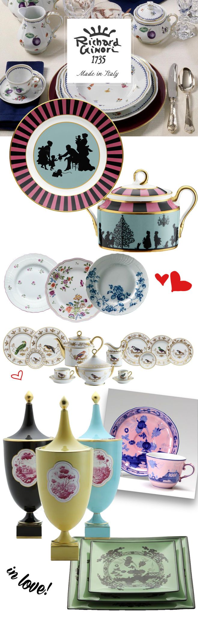 Decor- As Porcelanas de Richard Ginori blog da mariah5