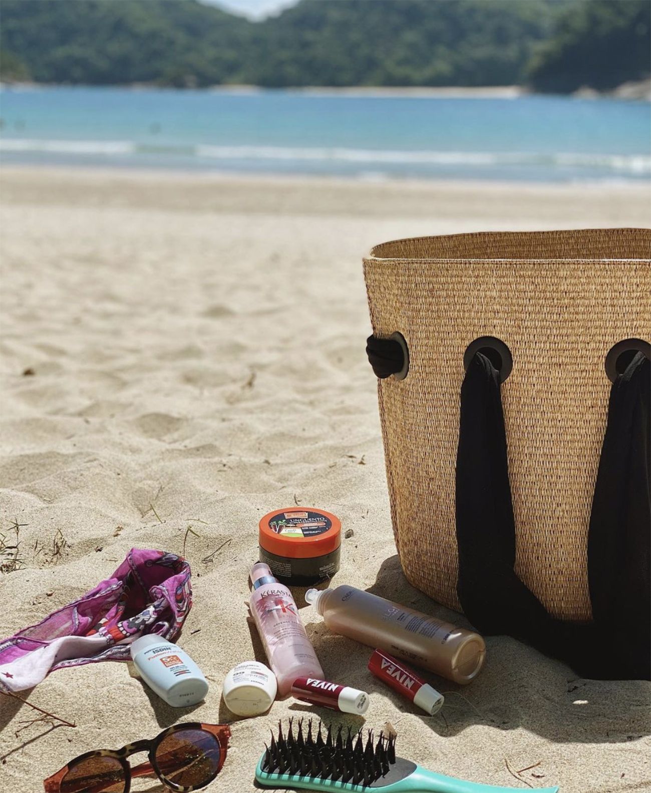 Minha bolsa de praia!